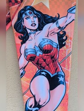 Wonder Woman Red Graphic Leggings (Imported from Colombia, South America)
